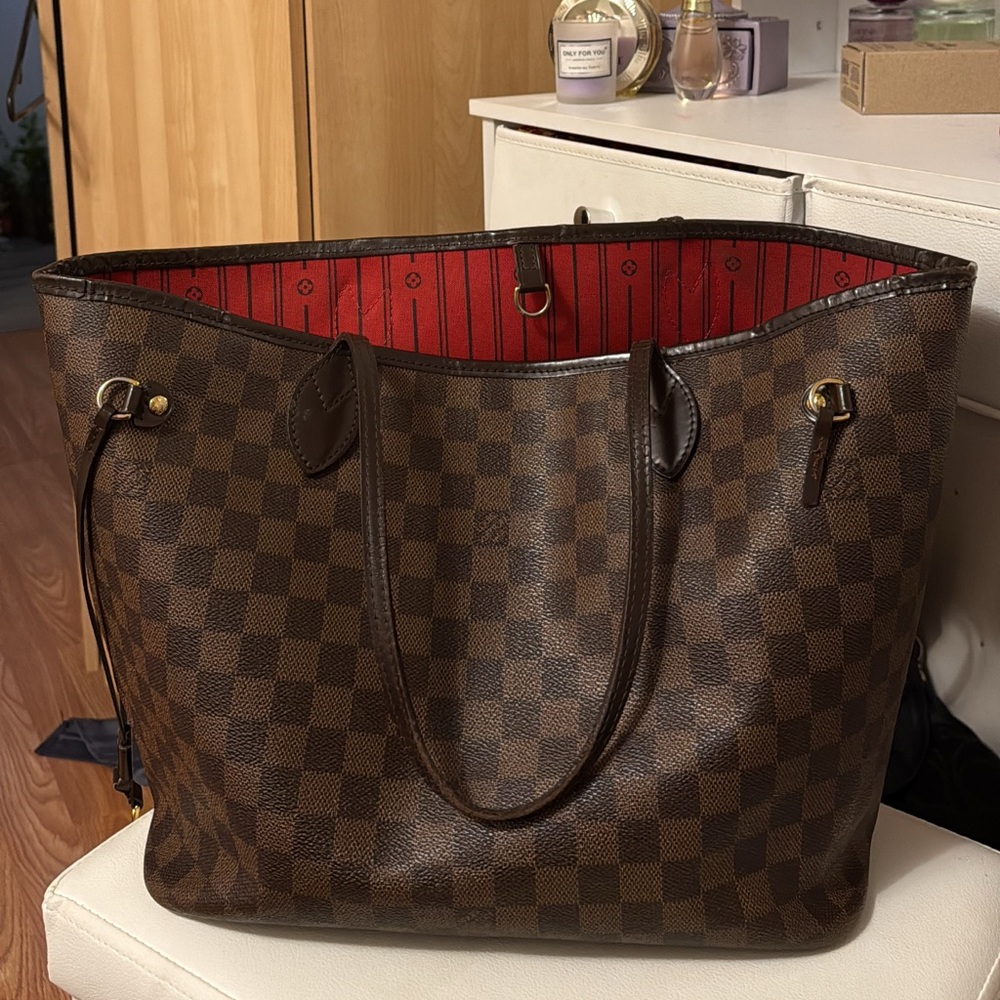 (SOLD) LV Neverfull MM Damier Ebene - Picture 7 of 14